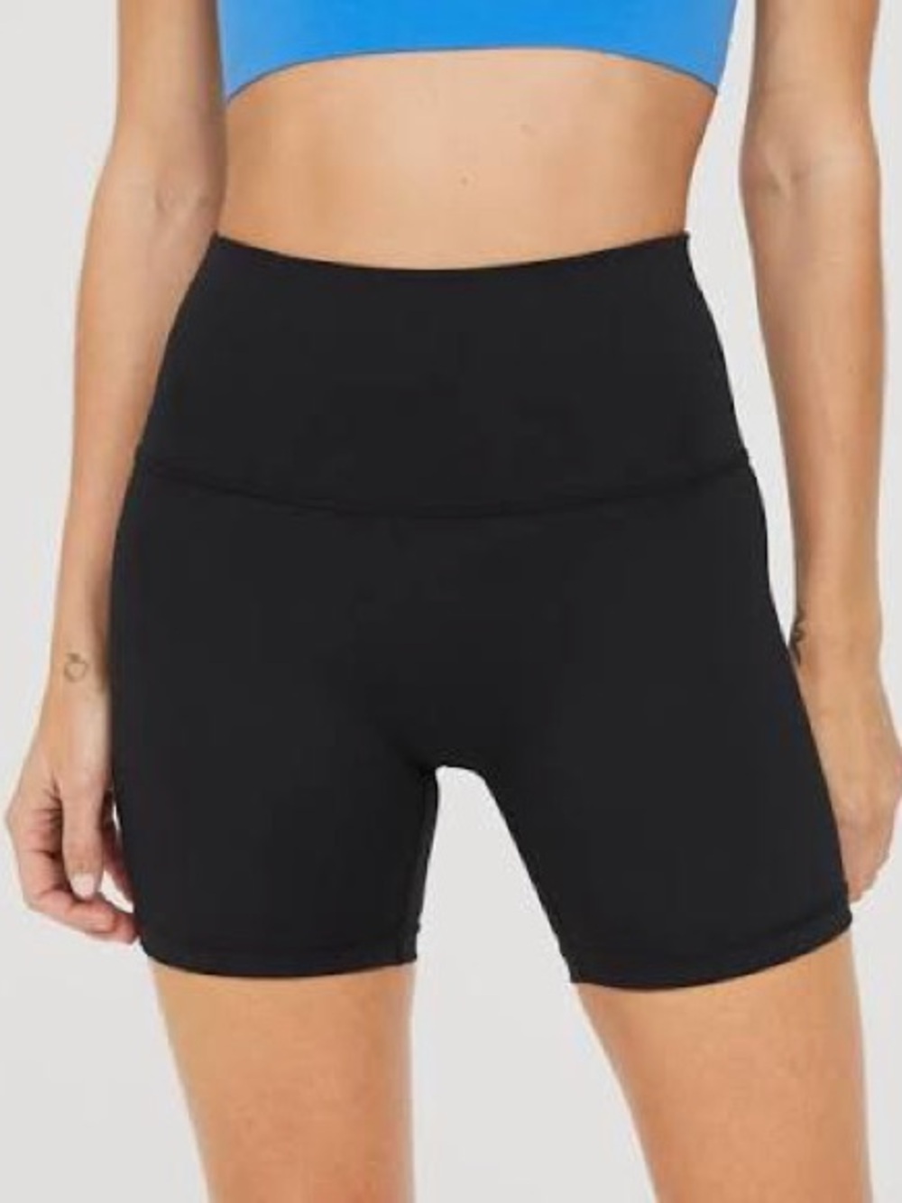 Aerie High-Rise Black Bike Shorts